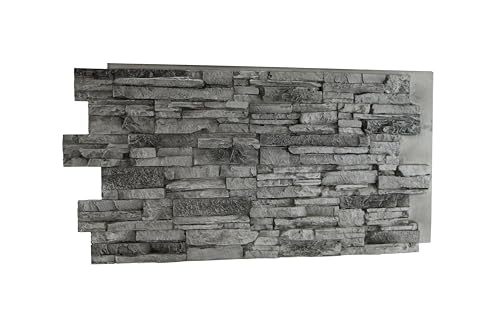 Tritan BP Lighthing Ridge Moonlight Gray Fox Stone Panel Covers 7.3 Sq Ft Per Piece