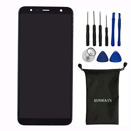 sunways Touch Digitizer LCD Display Screen Replacement Assembly Compatible with Samsung Galaxy J4 Core SM-J410F(Black)