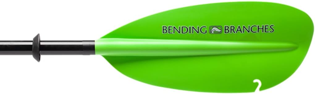 BENDING BRANCHES Angler Classic Snap-Button Kayak Fishing Paddle – Lightweight Fiberglass Shaft, Durable Fiberglass-Reinforced Nylon Blades, 2-Piece Design