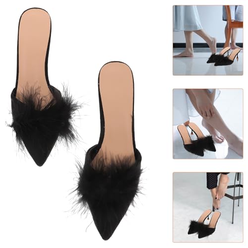 Babies femme haut de gamme style cristal avec plateforme élégante et talons scintillants - 5