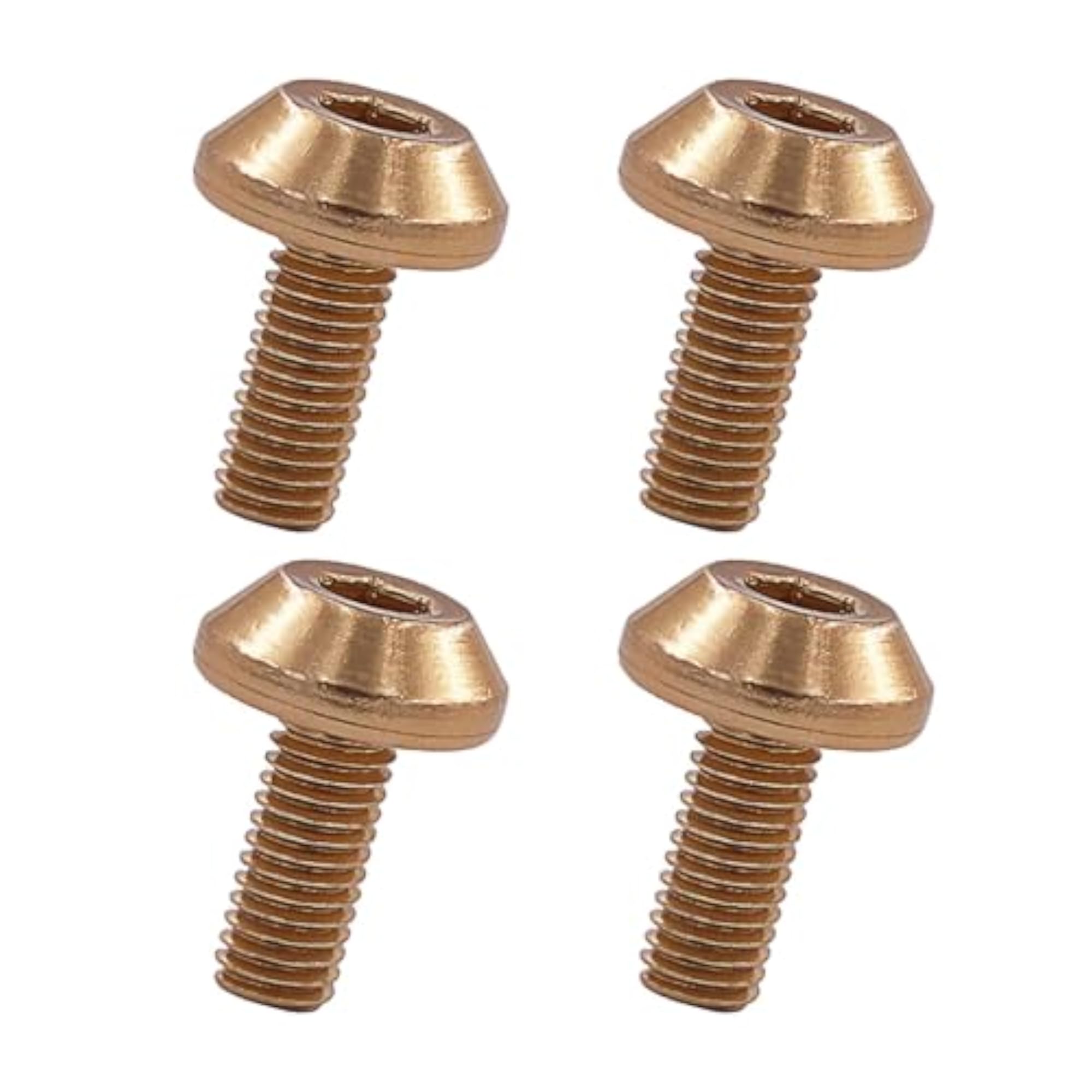 4x Bike Water Bottle Cage Bolt Screws, M5x12mm
