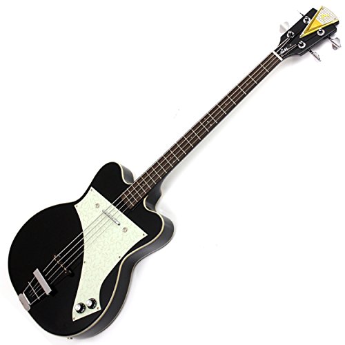 Kay Vintage Reissue K5970VBK Jazz Special Bass Guitar, Black - Thumbnail 2