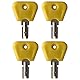 GAOHOU 4 Stück Ersatz Clark Gabelstapler Zündschlüssel für Clark Gabelstapler 2368655 1492154 2035830 2782017 Hyster 379902 Gabelstapler