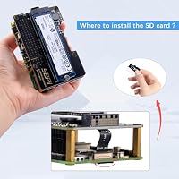 GeeekPi N04 M.2 M-Key NVMe SSD Shield für Raspberry Pi 5, M.2 2280 PCIe to NVMe SSD Shield Pip PCIe Peripheral Board Top für Raspberry Pi 5 4GB/8GB/16GB – Ansicht 5