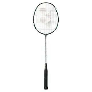 YONEX Graphite Arcsaber 2 Feel Strung Badminton Racquet, Lightweight 4U4 (Black/Green)