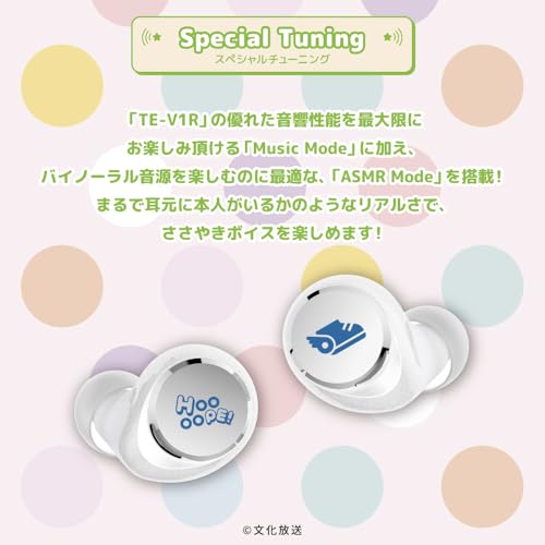 TE-V1R-HOP 文化放送 超!A&G+「A&G NEXT STEP HOOOOPE!」コラボ ワイヤレスイヤホン 商品画像9