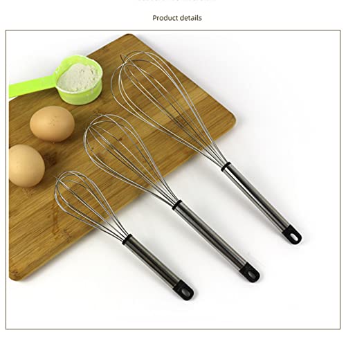 Batidora de Mano Manual para el hogar batidora de Huevos de Acero Inoxidable y batidora de Masa batidora de Huevos Herramienta para Hornear