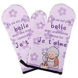 Cadeau Grand Mere Gant De Cuisine Bonne Fete Mamie Cadeaux Fete des Grands Meres Idée Fête des Grands Meres Cadeau pour Mamie Bonne Fête Mamie Cadeaux Noel Retraite Remerciement Pâques Grand Mere