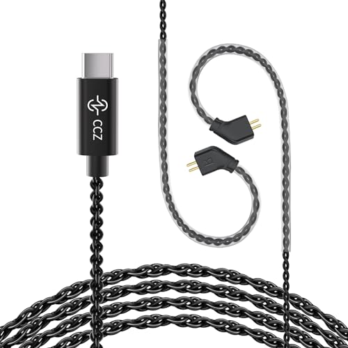 Amazon.co.jp: CCZ Melody IEMケーブル、交換用USB C Type-Cイヤホン