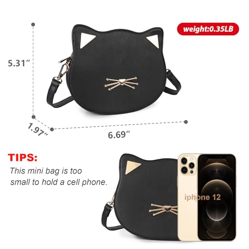 Gladdon Cat Crossbody Bag for Teen Girls Novelty Cute Purses Birthday Gifts2