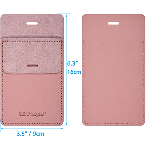 Wisdompro Protetor de bolso, pacote com 3 estojos de couro sintético resistente para camisas, casaco