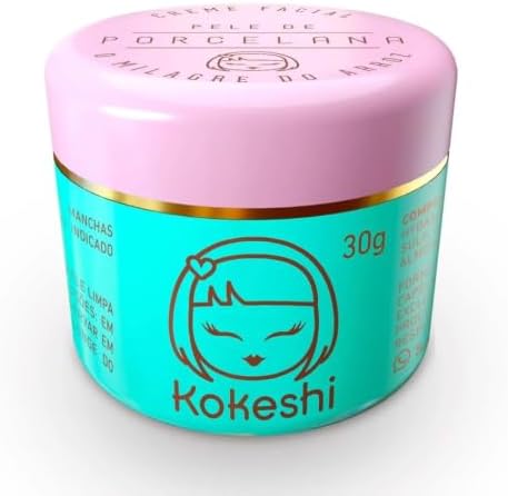Creme Facial Clareador Kokeshi Pele Porcelana 30g | Tirar Manchas...