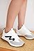 Project Cloud Trendy Sneakers for Women - Memory Foam and Non-Slip Comfortable Casual Ladies Shoes for Womens Fashion Sneakers - Lightweight Lace-up Shoes (Lecco,WHITMULT,8.5) White Multi