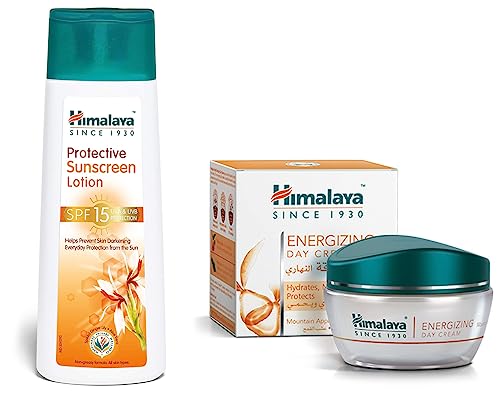 Himalaya Clear Complexion Day Cream, 50g & Herbals Protective Sunscreen Lotion, 100ml