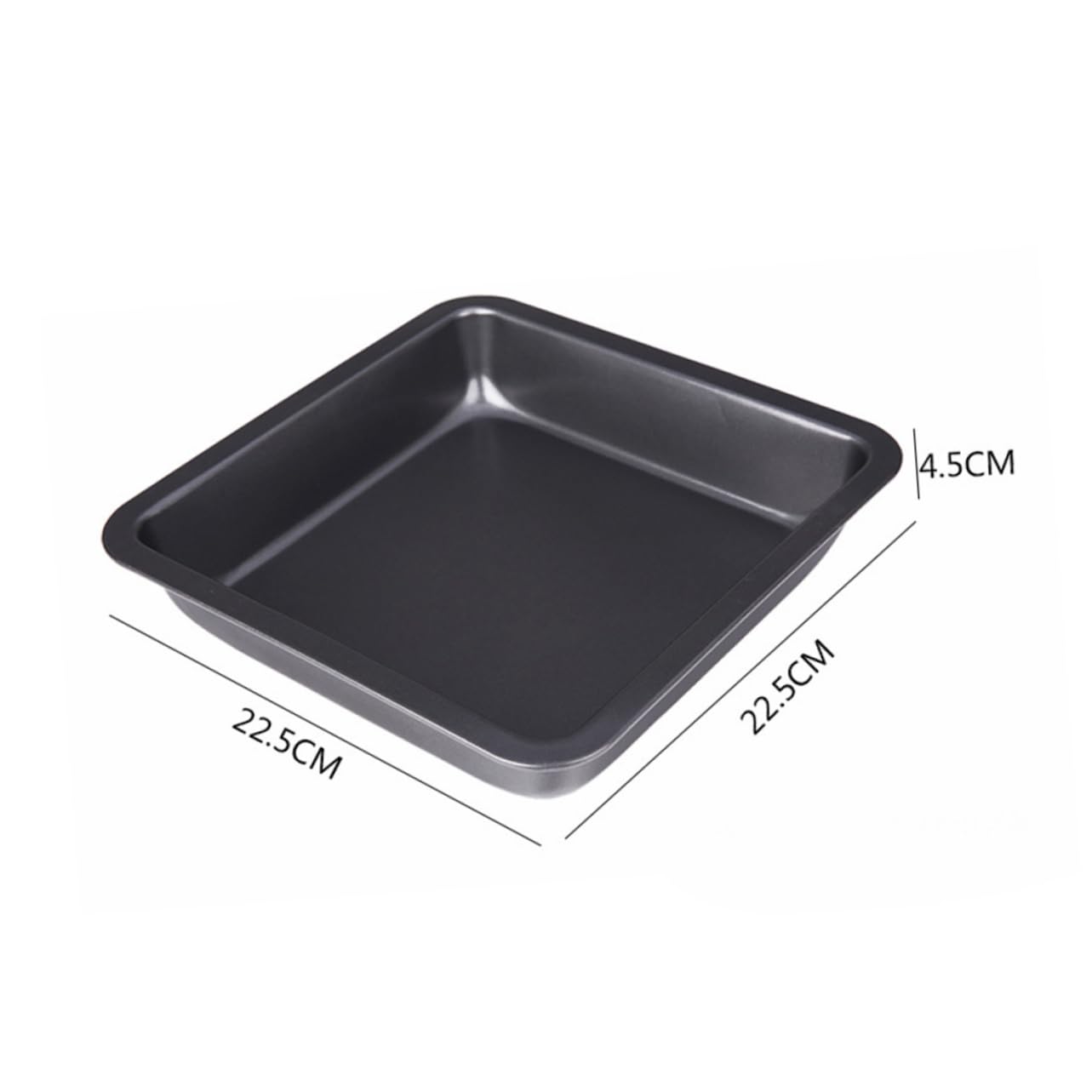 SOLUSTRE 1Pc Non Stick Square Baking Pan Plate for Pizza and Bread Easy to Clean Bakeware for Home and Restaurant Use