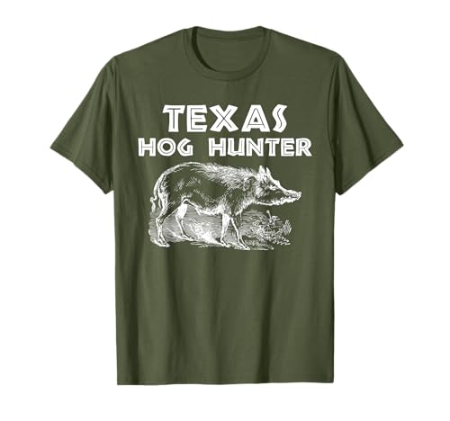 Texas Hog Hunter T-Shirt - Hunting Gift Tee T-Shirt