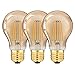 Edison Vintage Glühbirne - LED Vintage Glühbirne - E27 Warmweiß 4W 2700K Retro LED Lampe, deal für Nostalgie und Retro Beleuchtung im Haus Café, 3Stück