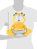 Vista 3 de Garfield Lasagna Soft Toy 23 cm with Stand - Super Soft Quality