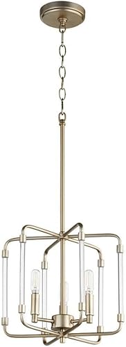 Quorum International Colgante óptico 3-LT - Latón envejecido - 6114-3-80