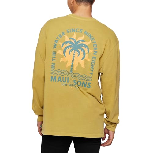 T-shirt graphique Maui and Sons à manches longues pour homme et femme