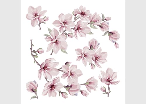 Magnolienblüte Küche, Wohnzimmer, Büro, Schlafzimmer Wandstickers,...