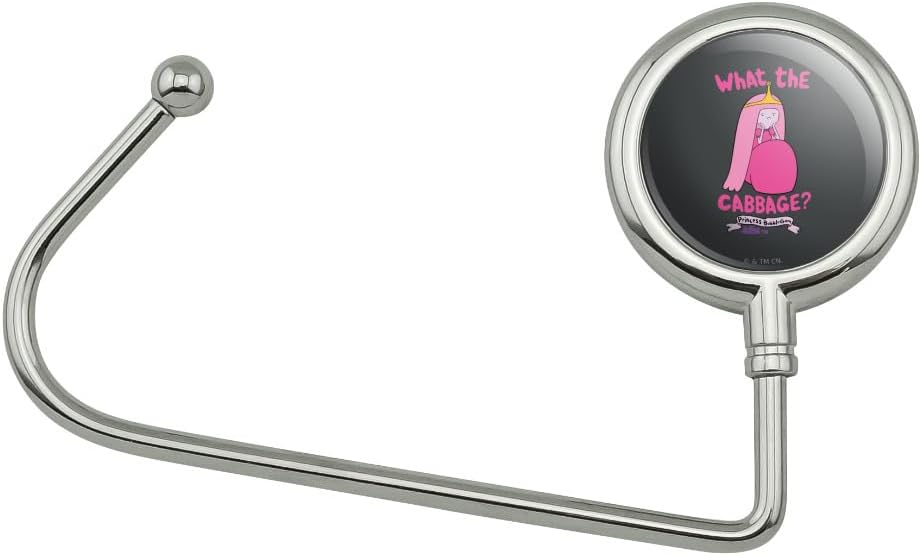 GRAPHICS & MORE Kids Adventure Time Princess Bubblegum What The Cabbage Purse Bag Hanger Holder Hook