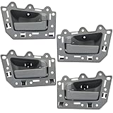 LUJUNTEC Interior Door Handles,Front Rear Door Handles Driver Left Passenger Right Side,Replacement