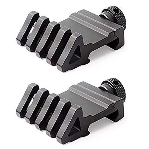 Fidragon Rifle Scope Mount 1In 25.4Mm/1.18In 30Mm Quick Release Cantilever For Picatinny Weaver Rail And 2Pcs 45 Degree Rail Mount 4 Slots Picatinny Weaver Rail… (Scope Mount +45 Degree) #TOP5