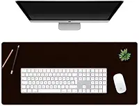 Mouse Pad Grande 90x40cm Desk Pad Gamer Tapete De Mesa Para Notebook Computador Escritório Office Design Slim Antiderrapante Fácil Deslize (CAFÉ)