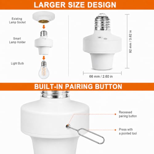 Controla tus luces con QIACHIP Portalámparas E27 ZigBee y comandos de voz 5