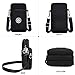 DuoLmi Umhängetasche Klein, Crossbody Tasche für, Nylon Handy Mini-Tasche Kleine Schultertasche Multifunktionale Handytasche, Handytasche zum Umhängen