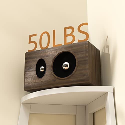 Bzh Corner Shelf, 4 Tier Bamboo Corner Bookshelf, 47.2 Inch Tall Bookcase, Open Ladder Book Case, Modern Bookshelf Stand In Living Room, Bedroom, Office, Kitchen, Balcony, White #TOP5