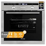 Four encastrable 60 cm | 70L | 3kW | Rôtisserie | Capteur de température du cœur | Gril | Air chaud | Tiroirs télescopiques | EB8013ED