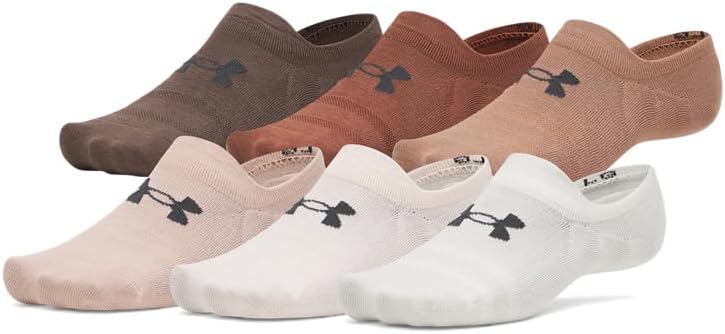 Under Armour Unisex Adult Essential Ultra Low Tab Socks (6-Pack)