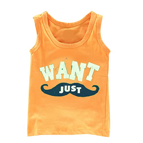 Image of KIKE New Born Baby Pure Cotton Printed Regular Fit Sando Innerwear Baniyan Kids Vest Infants Sleeveless Undershirts for Cute Boys Girls 0-24 Months Pack of 6