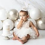 KOJIN 1 St Birthday Crown Hat For Baby - Boho First Birthday Celebration Hat,Natural Boho One Year Of Decorations - Image 3