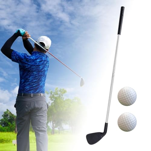 Qianly Golf Chipper Metal Shaft Right Handed Portable Telescopic Golf Wedge with 2 Golf Balls for Beginners Adults Kids Golf Gift, Adults - Image 4