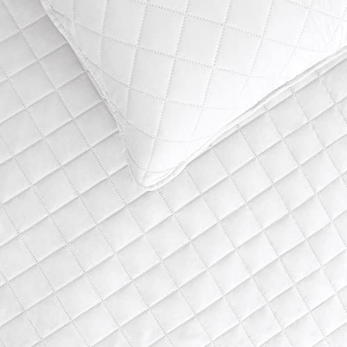 Juego de edredón reversible tamaño King blanco y fundas de almohada Easy-Going 4