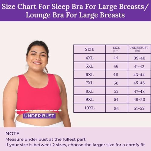 Image of Adira | Plus Size Sleeping Bra for Women | Plus Size Bra | Slip On Bras to Wear at Home | Comfortable Bra | Wirefree & High Coverage | Sleep Support | Avoids Stretch Marks | Pack of 2