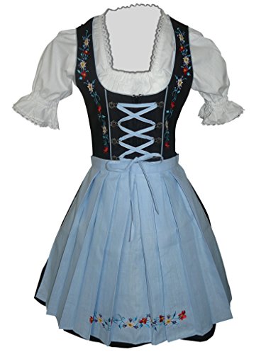 Dirndl-s Di06bls 3pcs. Size 22, women Oktoberfest drindle-s dress-es costume-s