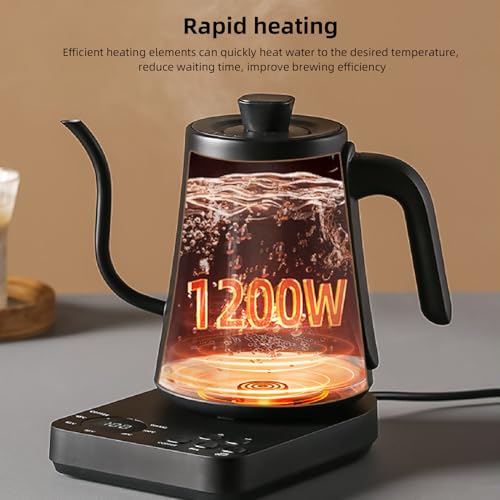 Tetera Eléctrica Acero Inoxidable 1200W 1000ml 5 Niveles miniatura 7