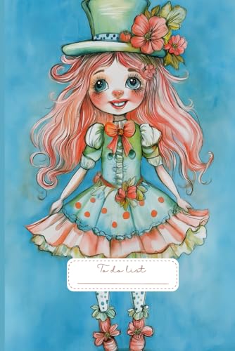 Retro Doll Diary To Do List: Brighten your daily routine with this charming To Do List.