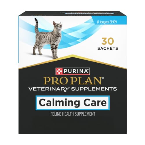 Pro Plan Veterinary Diets Calming Care Cat Supplements Probiotic Powder for Behavioral Support...
