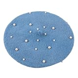 JDSHISO Beret Hats for Girls Pearls Beret Hat French Beret for Girls Octagonal Cap Children Cute Pai