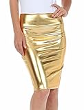 Tissu de qualité supérieure : original et authentique uniquement de Shaposh Fashion, cette jupe en cuir PVC longueur genou est fabriquée à partir de tissu (95 % polyester, 5 % élasthanne). Sa qualité ne manquera pas de dépasser nos attentes.