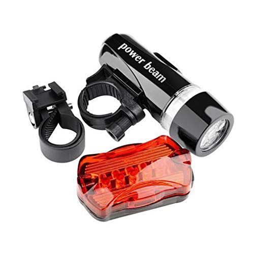 Bicicleta Dianteira e traseira Luz de bicicleta LED Farol Lanterna Taillight Set Noite Ciclismo Kit