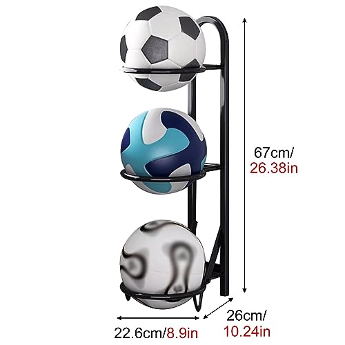 Support de rangement pour ballons pliable et polyvalent sur pied - 2