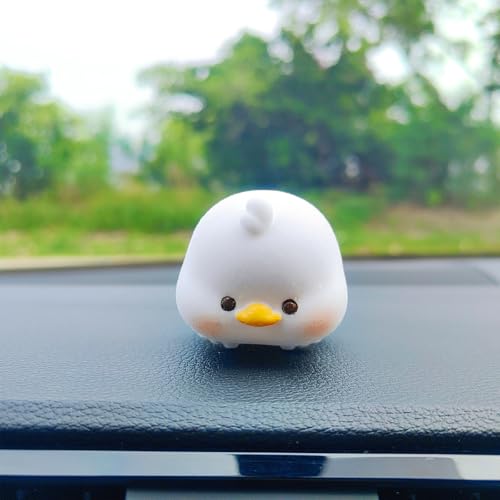 Image of Cute Furry Animal Rear View Mirror Accessories, Car Dashboard Decoration