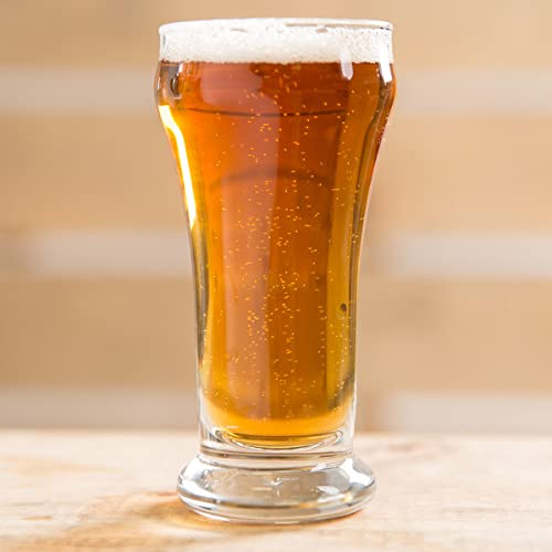 Set of 6 Libbey Heavy Base Pilsner Glass w/Signature Cocktail Picks (6 oz)