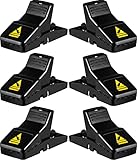 Rat Trap, Large Mouse Traps, Mouse Traps Indoor for Home, Instant Kill Pest Control Traps for Mouse